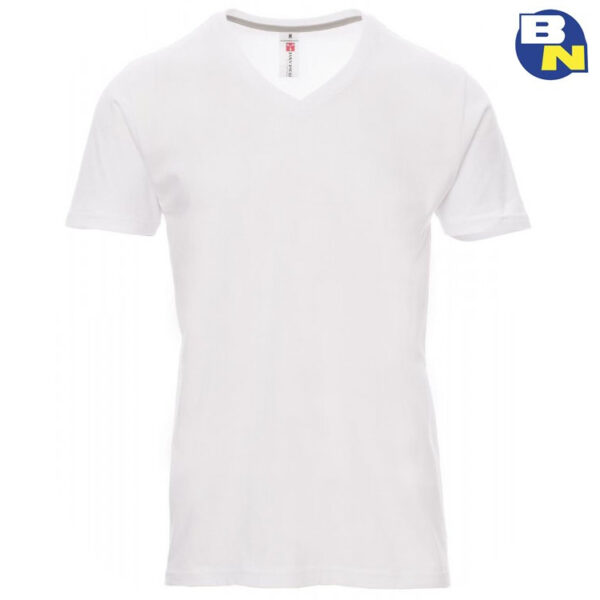 t-shirt-collo-v-bianco-immagine